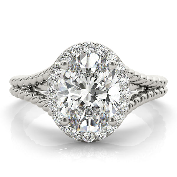 Oval Diamond Engagement Ring · 0.20 ct tw