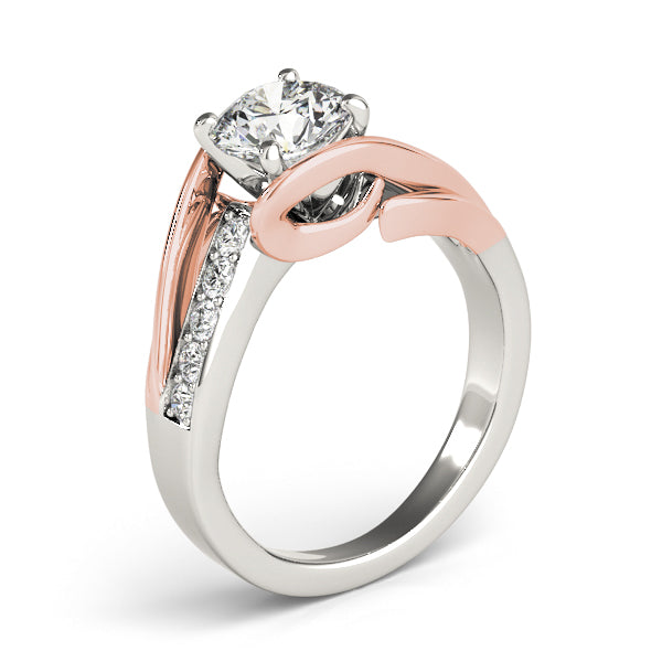 Bypass Diamond Engagement Ring · 0.18 ct tw