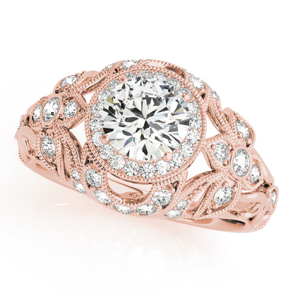 Round Antique Style Diamond Ring · 2.40 ct tw