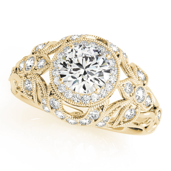 Round Antique Style Diamond Ring · 1.48 ct tw