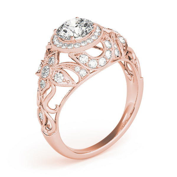 Round Antique Style Diamond Ring · 2.40 ct tw