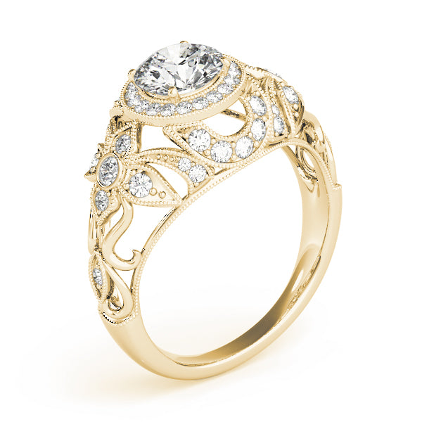 Round Antique Style Diamond Ring · 1.48 ct tw