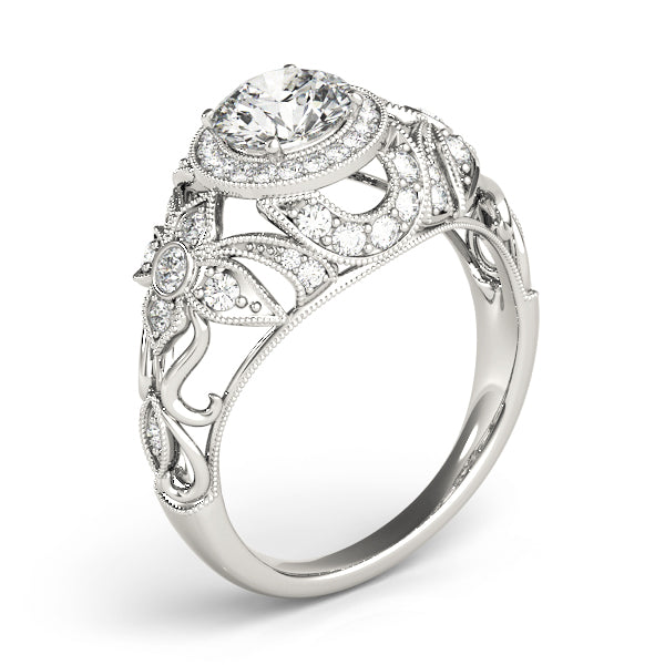 Round Antique Style Diamond Ring · 1.48 ct tw