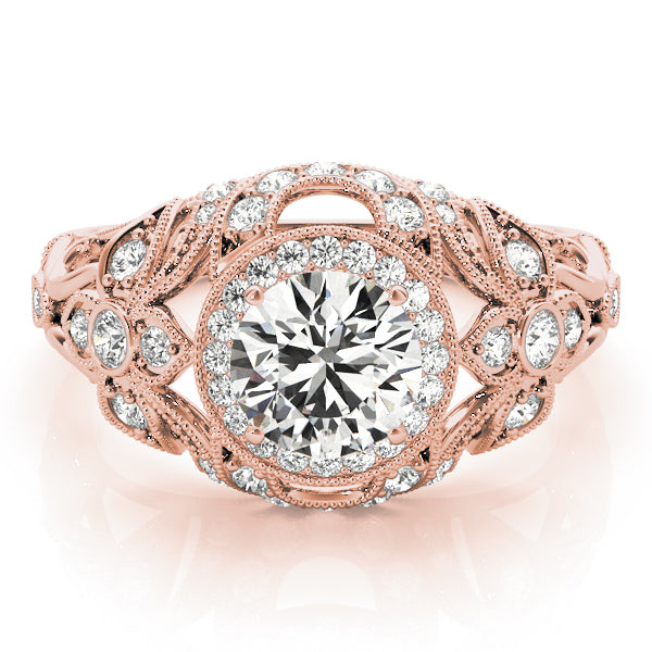 Round Antique Style Diamond Ring · 2.40 ct tw