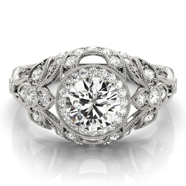 Round Antique Style Diamond Ring · 2.40 ct tw