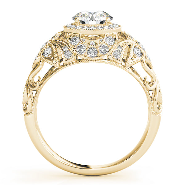 Round Antique Style Diamond Ring · 2.40 ct tw