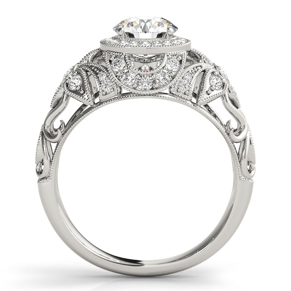 Round Antique Style Diamond Ring · 2.40 ct tw