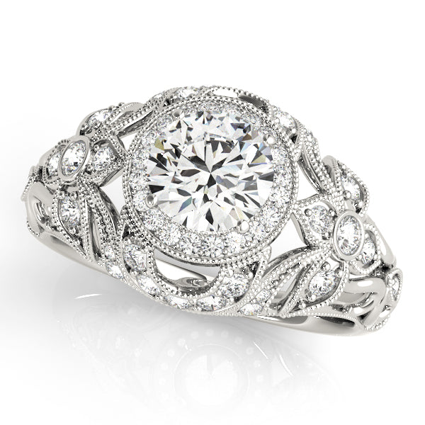 Round Antique Style Diamond Ring · 2.40 ct tw