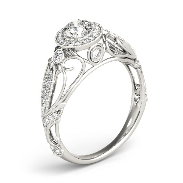 Round Diamond Engagement Ring · 0.80 ct tw