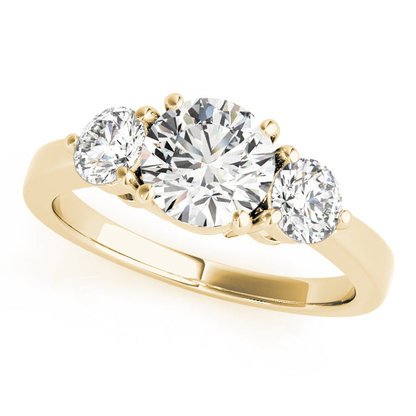 Round Three-Stone Diamond Ring · 1.50 ct tw