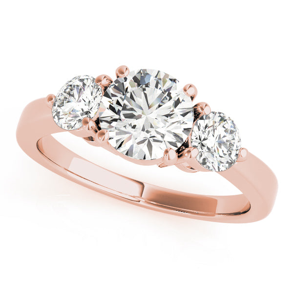 Round Three-Stone Diamond Ring · 2.00 ct tw
