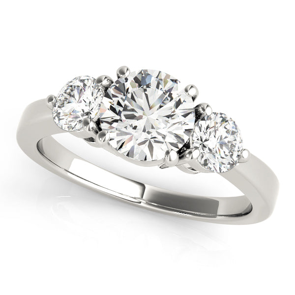 Round Three-Stone Diamond Ring · 1.50 ct tw