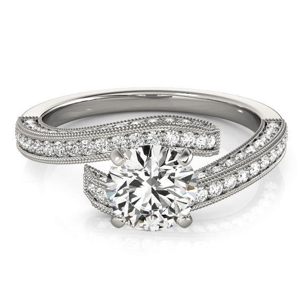Bypass Diamond Engagement Ring · 0.56 ct tw
