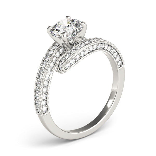 Bypass Diamond Engagement Ring · 0.56 ct tw