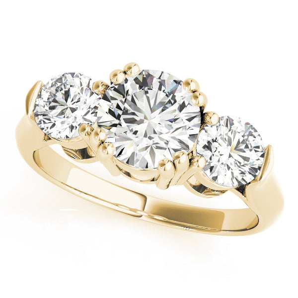 Round Three-Stone Diamond Ring · 2.05 ct tw
