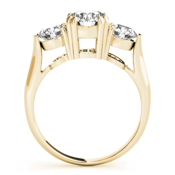 Round Three-Stone Diamond Ring · 2.05 ct tw