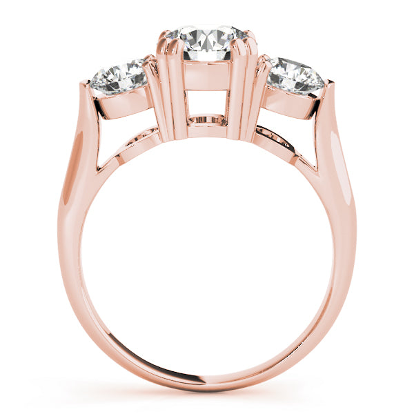 Round Three-Stone Diamond Ring · 2.05 ct tw