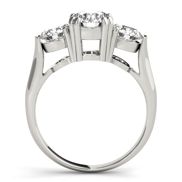 Round Three-Stone Diamond Ring · 2.05 ct tw