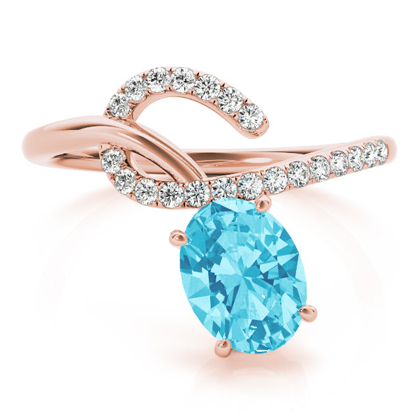 Oval 8x6 Diamond Ring · 0.18 ct tw