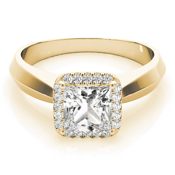 Square Diamond Solitaire Engagement Ring · 0.85 ct tw