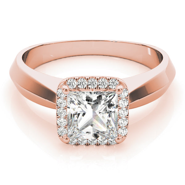 Square Diamond Solitaire Engagement Ring · 0.85 ct tw