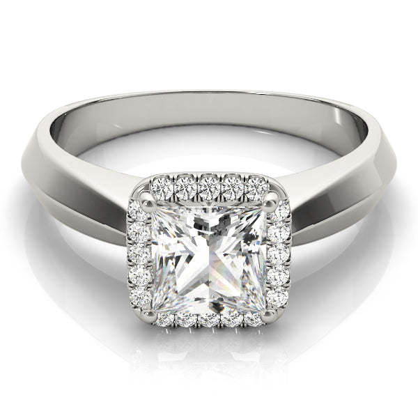 Square Diamond Solitaire Engagement Ring · 0.85 ct tw