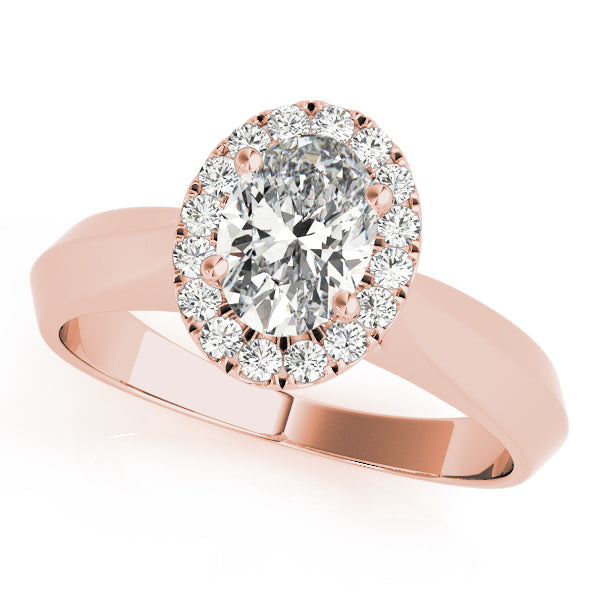 Oval Diamond Solitaire Engagement Ring · 0.45 ct tw