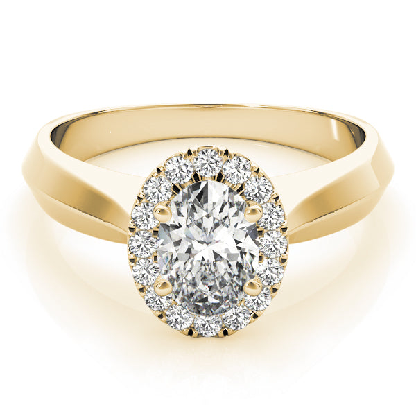 Oval Diamond Solitaire Engagement Ring · 0.45 ct tw