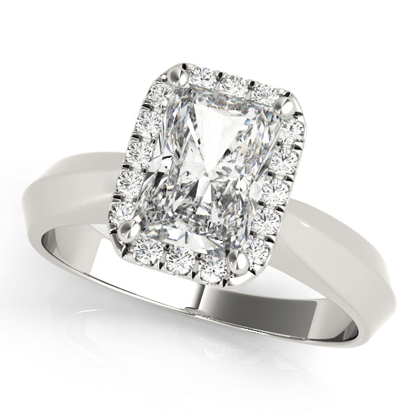 Emerald Diamond Solitaire Engagement Ring · 1.37 ct tw