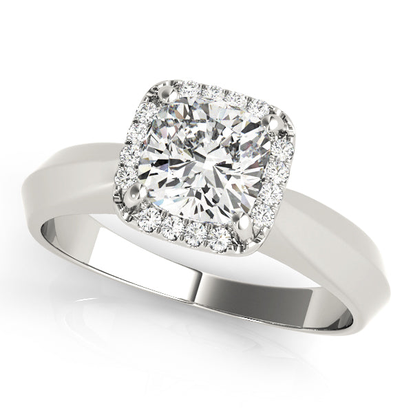 Cushion Diamond Solitaire Engagement Ring · 1.10 ct tw