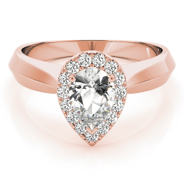 Pear Diamond Solitaire Engagement Ring · 0.15 ct tw