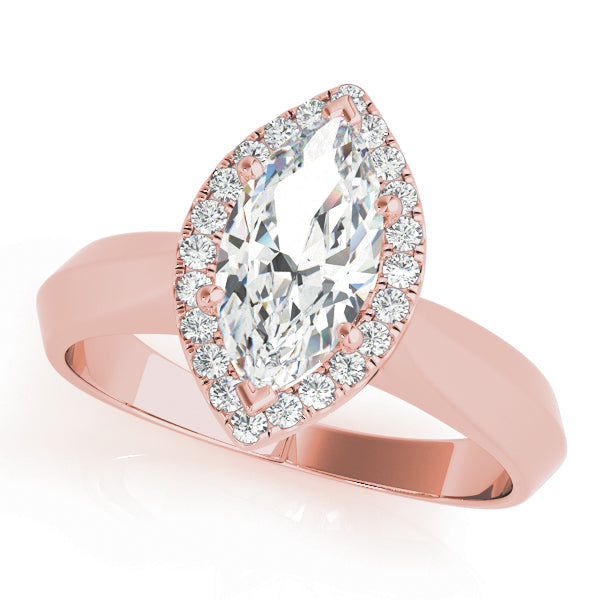 Marquise Diamond Solitaire Engagement Ring · 0.48 ct tw