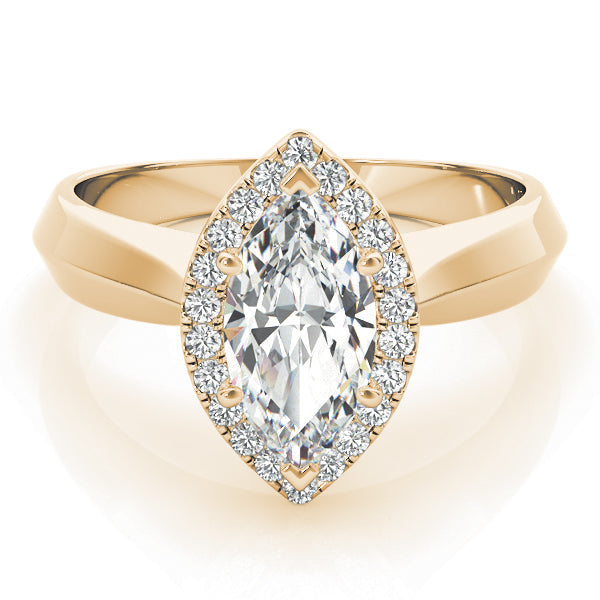 Marquise Diamond Solitaire Engagement Ring · 0.48 ct tw