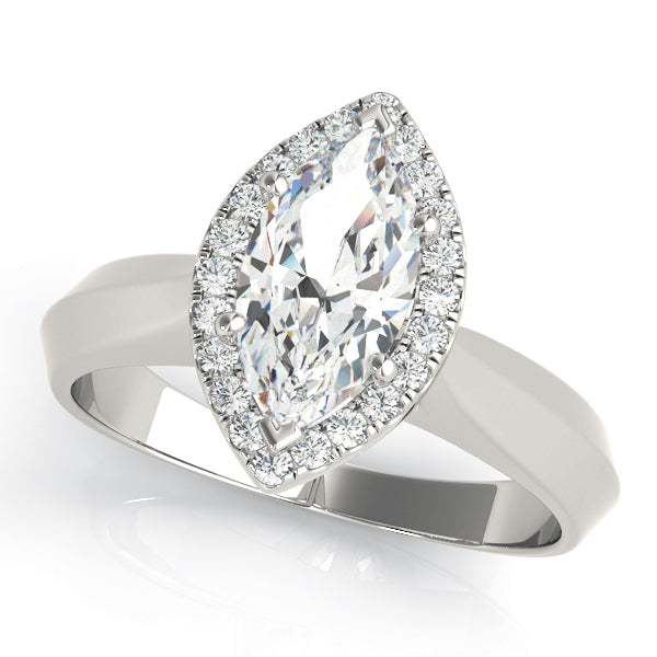 Marquise Diamond Solitaire Engagement Ring · 0.86 ct tw