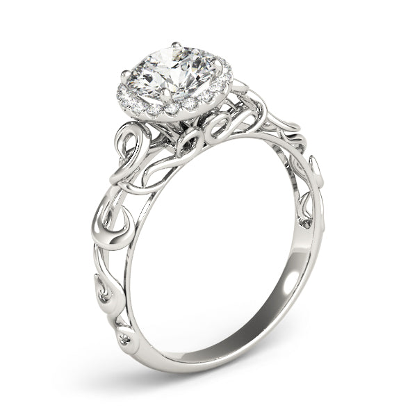 Round Diamond Solitaire Engagement Ring · 0.58 ct tw