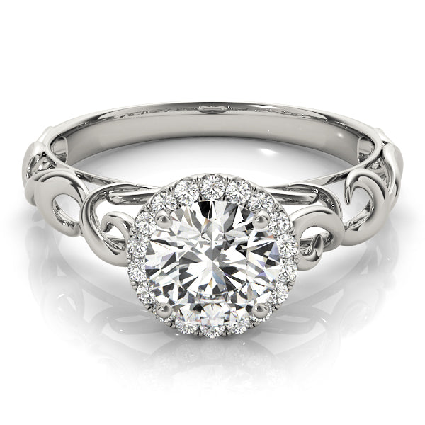 Round Diamond Solitaire Engagement Ring · 0.58 ct tw