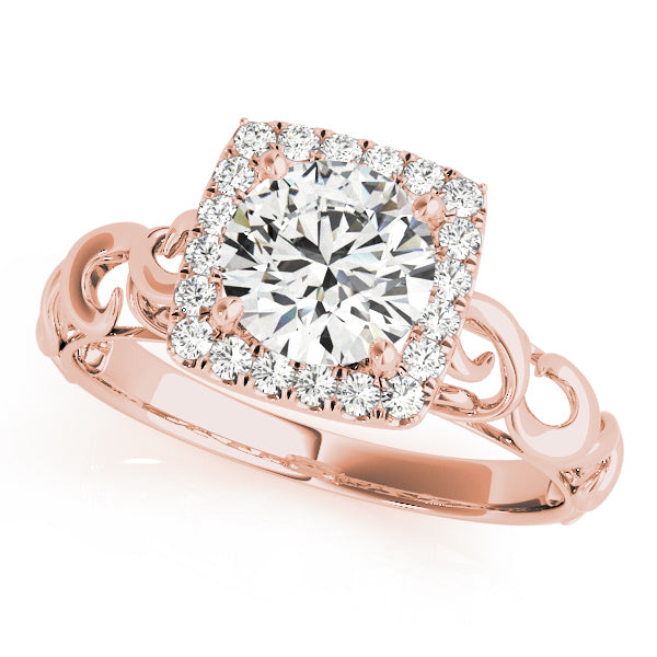 Round Diamond Solitaire Engagement Ring · 0.87 ct tw