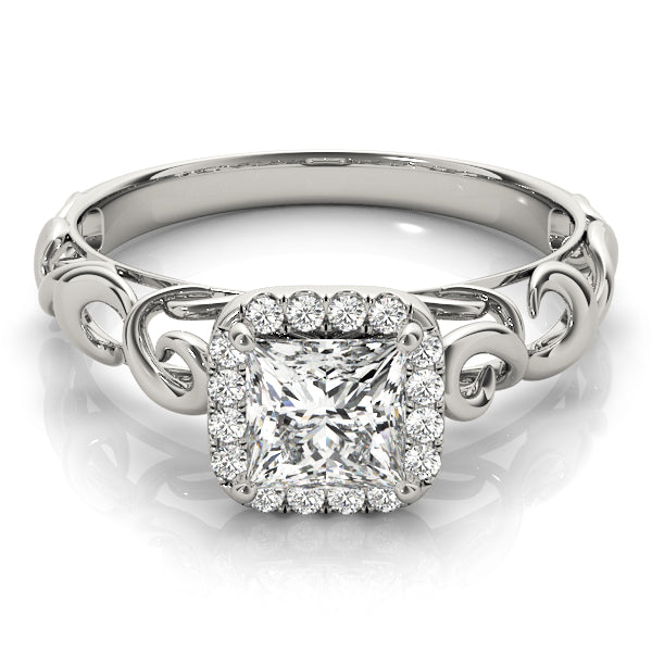 Square Diamond Solitaire Engagement Ring · 0.85 ct tw