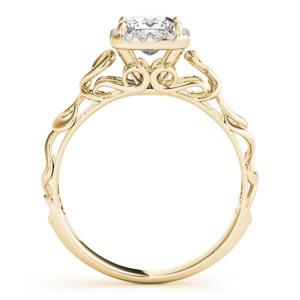 Square Diamond Solitaire Engagement Ring · 0.32 ct tw