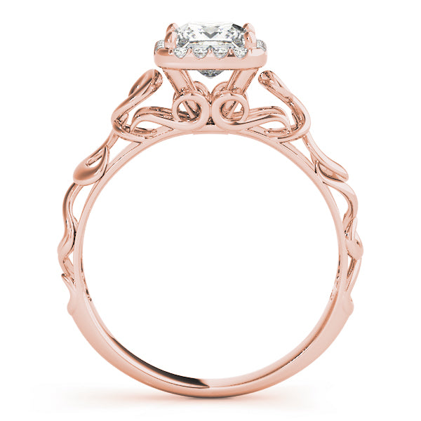 Square Diamond Solitaire Engagement Ring · 0.32 ct tw
