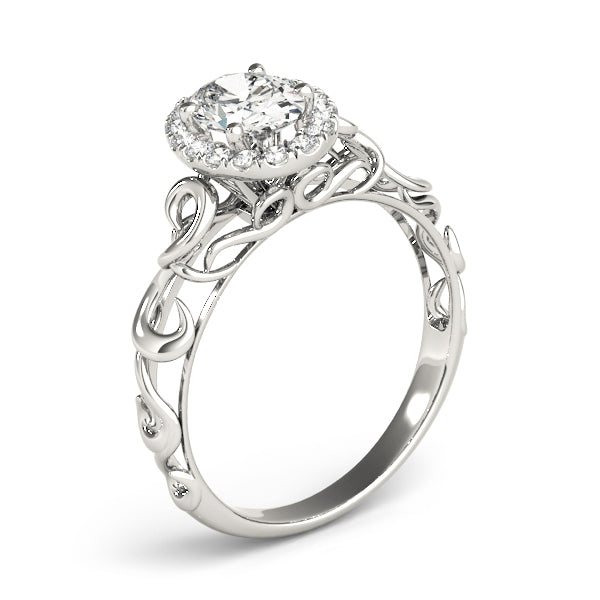 Oval Diamond Solitaire Engagement Ring · 1.05 ct tw