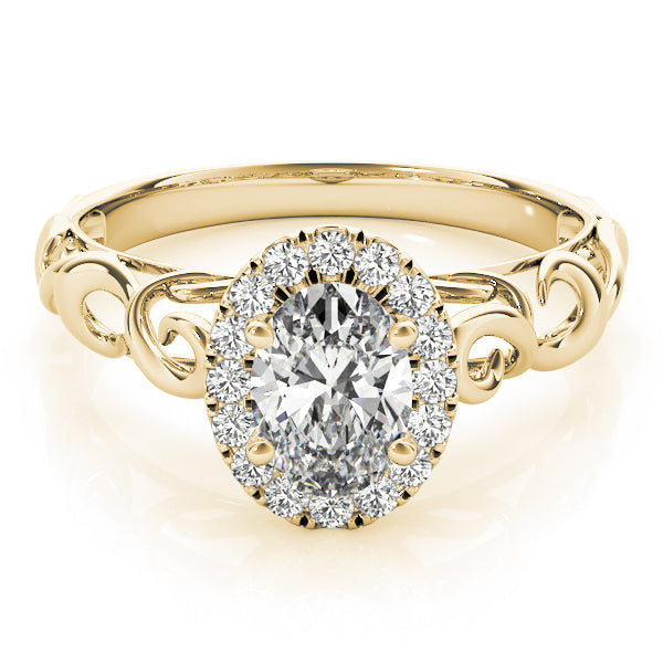 Oval Diamond Solitaire Engagement Ring · 0.31 ct tw