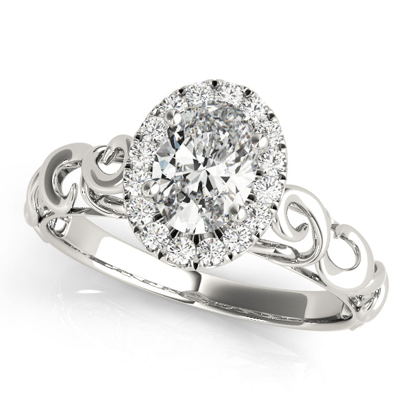 Oval Diamond Solitaire Engagement Ring · 0.31 ct tw
