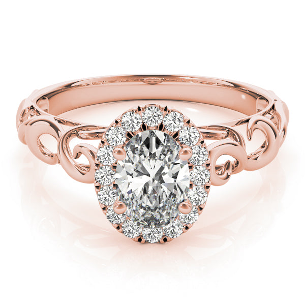 Oval Diamond Solitaire Engagement Ring · 0.31 ct tw
