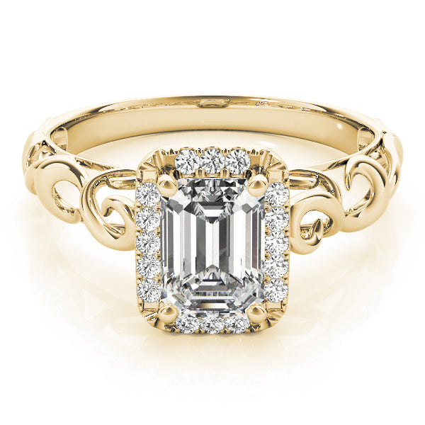 Emerald Diamond Solitaire Engagement Ring · 2.17 ct tw