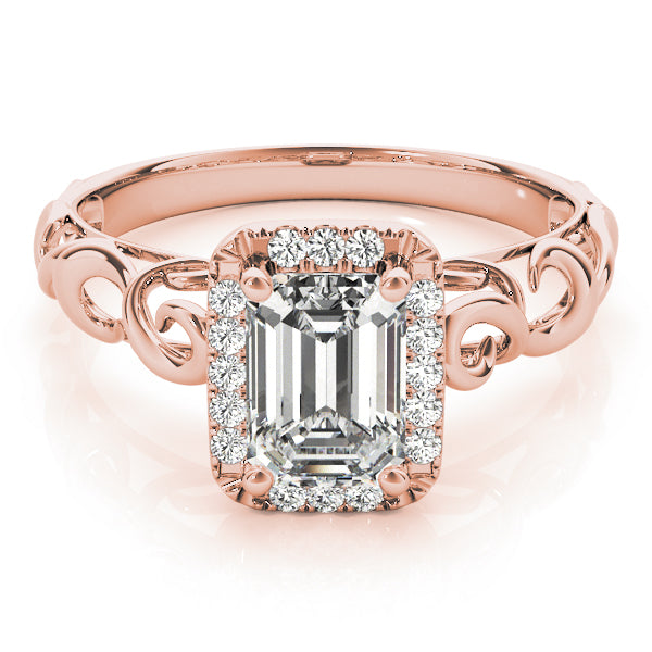 Emerald Diamond Solitaire Engagement Ring · 2.17 ct tw