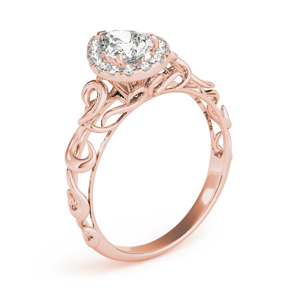 Pear Diamond Solitaire Engagement Ring · 0.15 ct tw