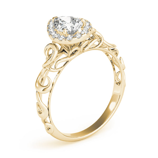 Pear Diamond Solitaire Engagement Ring · 0.15 ct tw