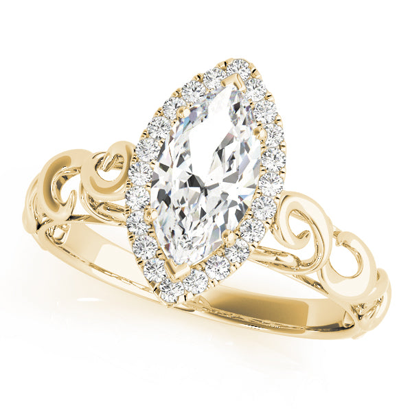 Marquise Diamond Solitaire Engagement Ring · 1.13 ct tw