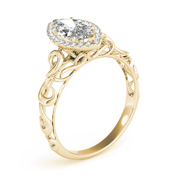 Marquise Diamond Solitaire Engagement Ring · 0.17 ct tw